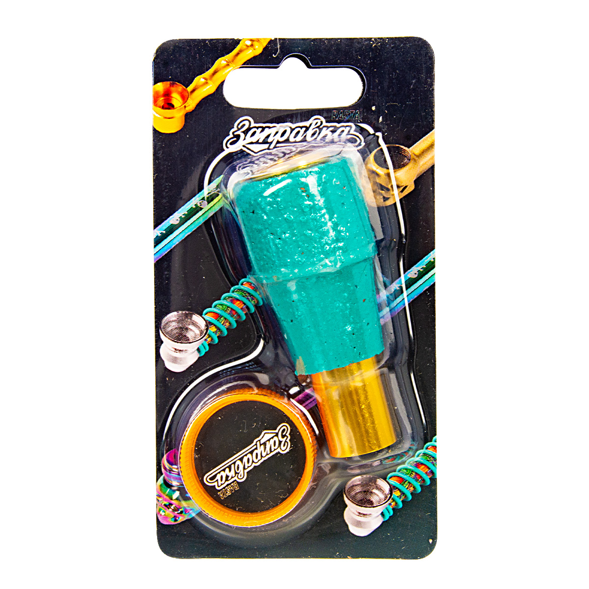 Напас "Заправка" L (зеленый-золотой) + гриндер