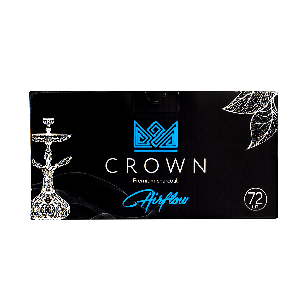 Уголь Crown Airflow кокосовый 72 шт (25 мм)