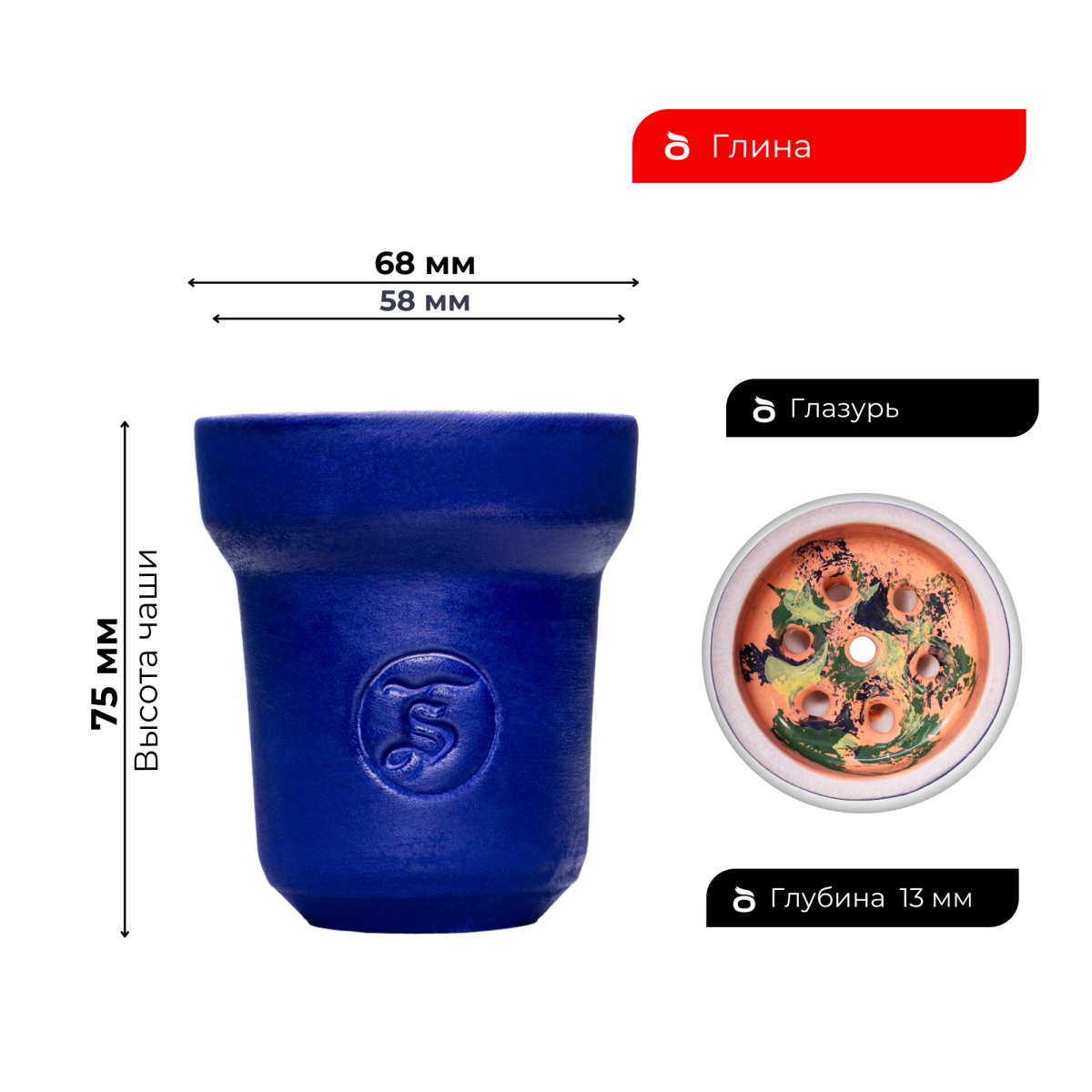 Чашка ST Classic Form Indigo Classic бирюза