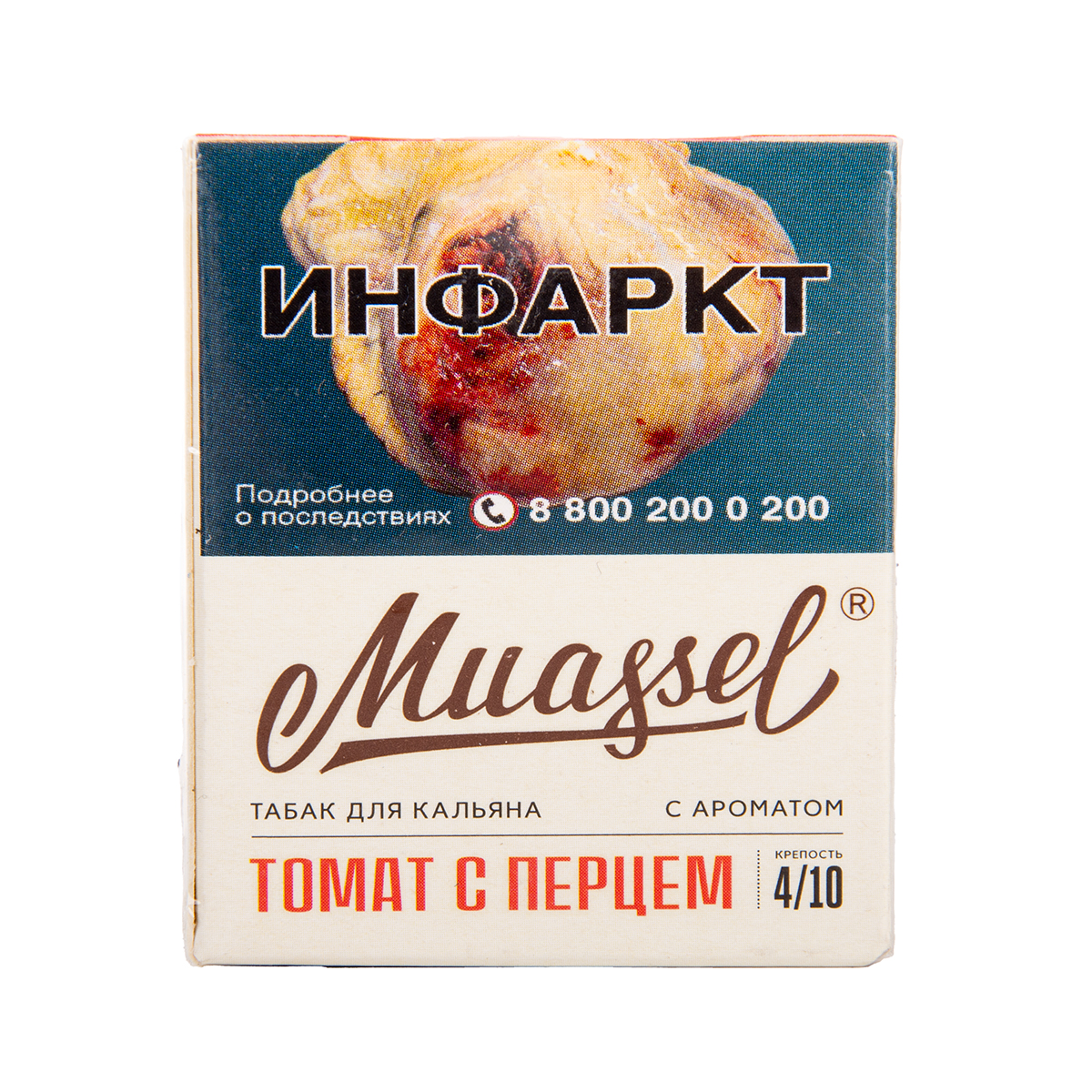 Muassel Medium с ароматом Томат с перцем, 40 гр.