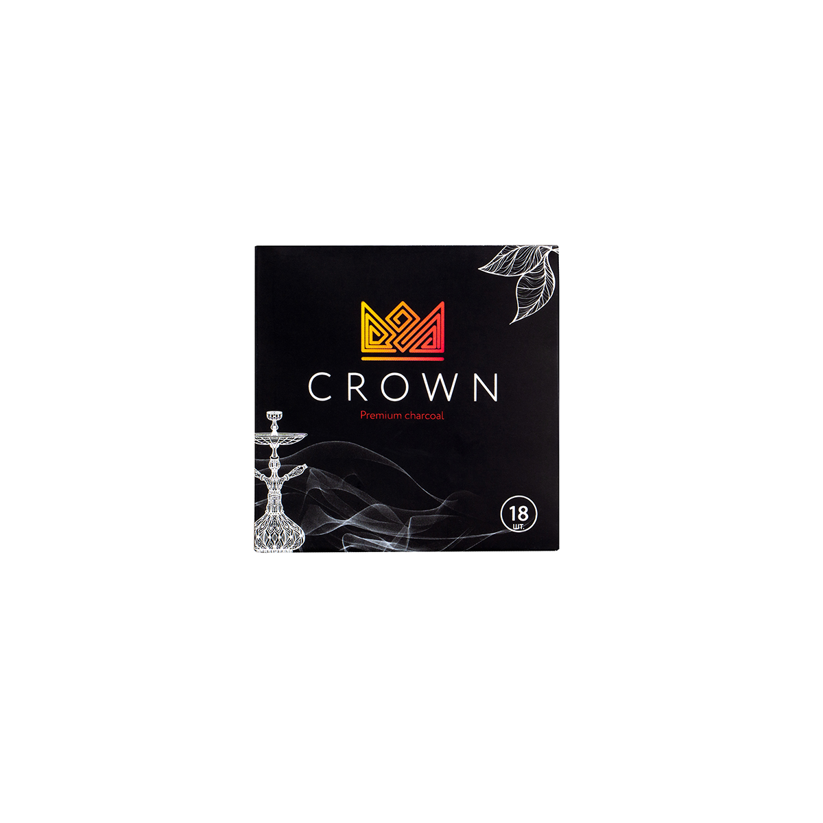 Уголь Crown кокосовый 18 шт (25 мм)