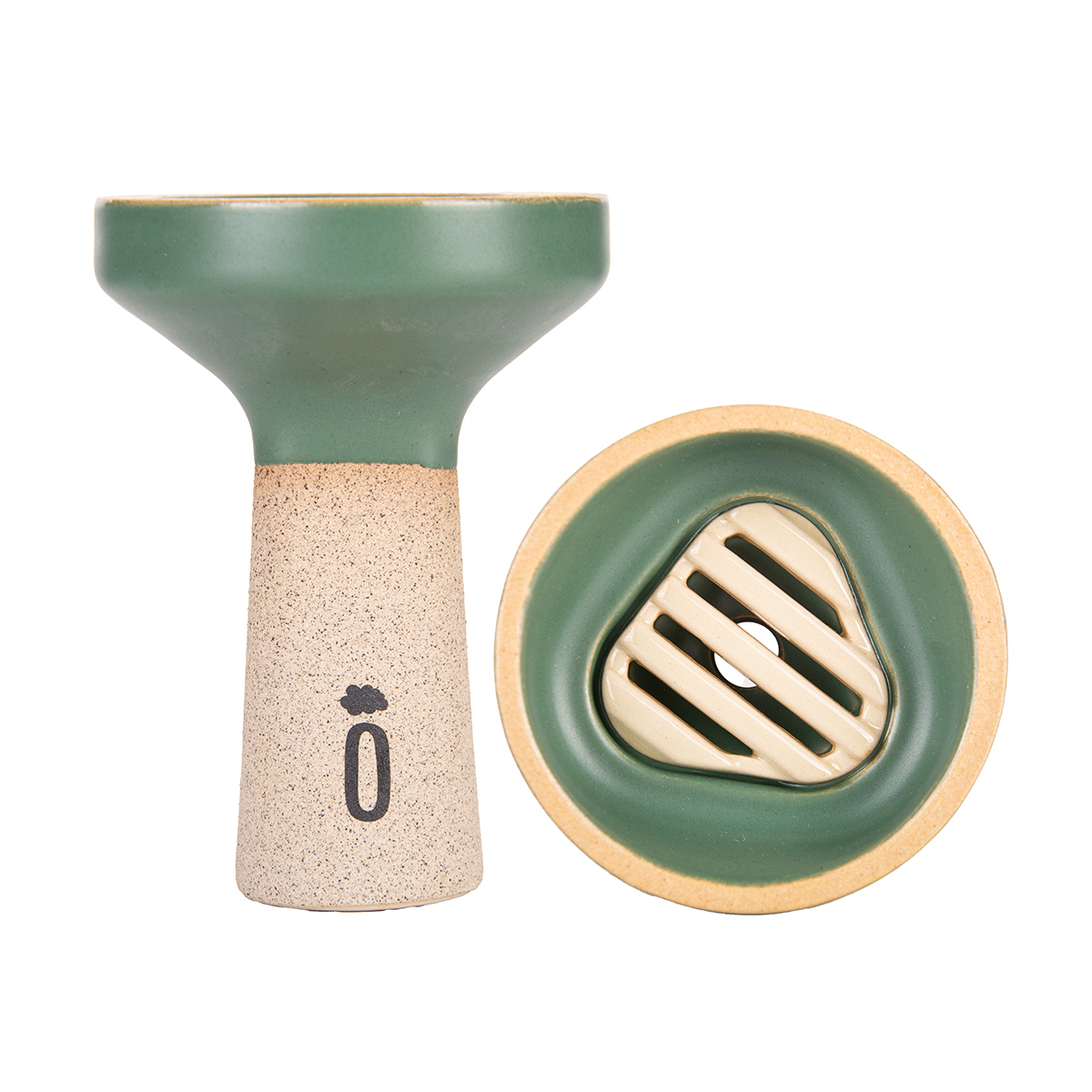 Чашка Облако Trio Line зелёный матовый