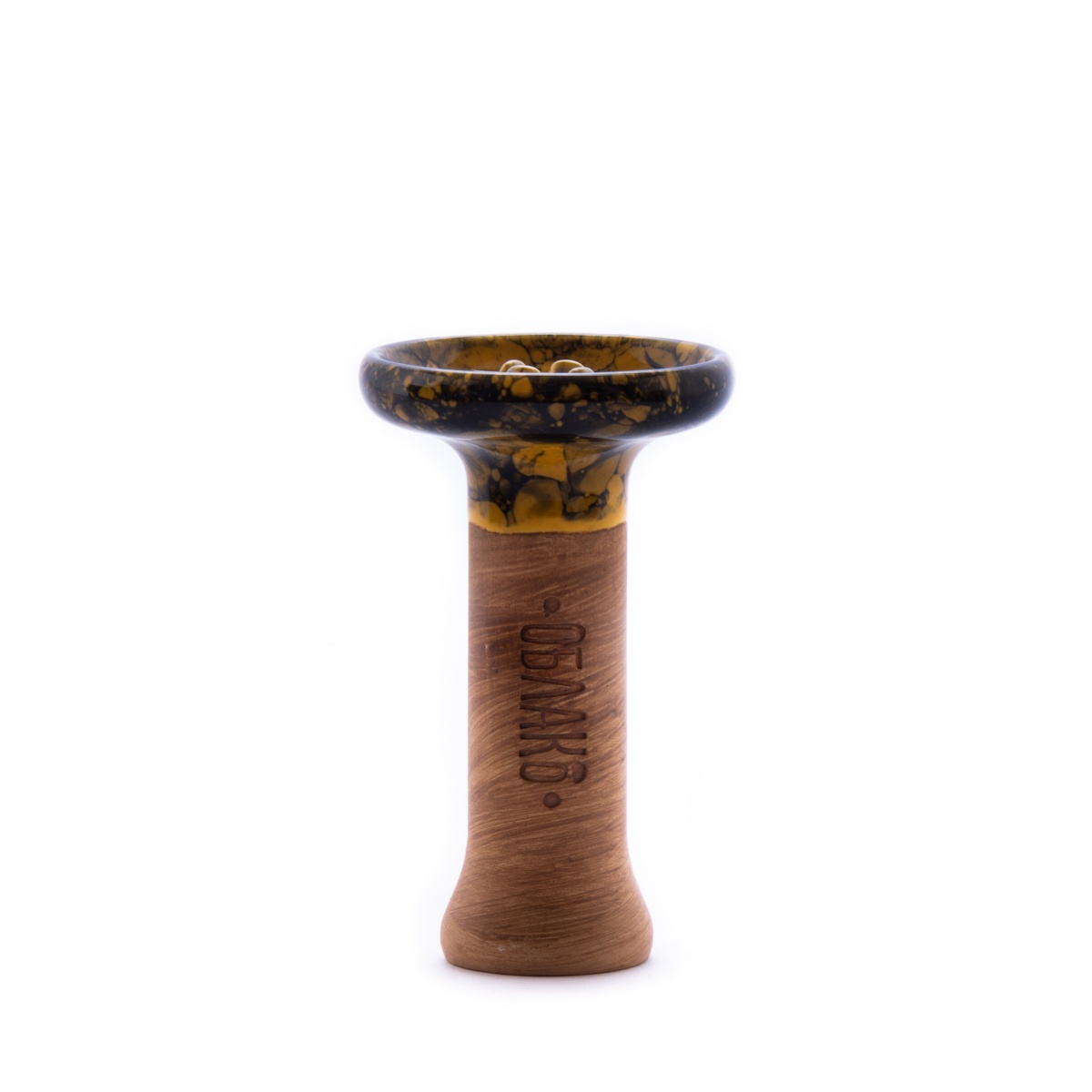 Чашка Облако Phunnel S Glaze Top 54 жёлто-чёрный мрамор