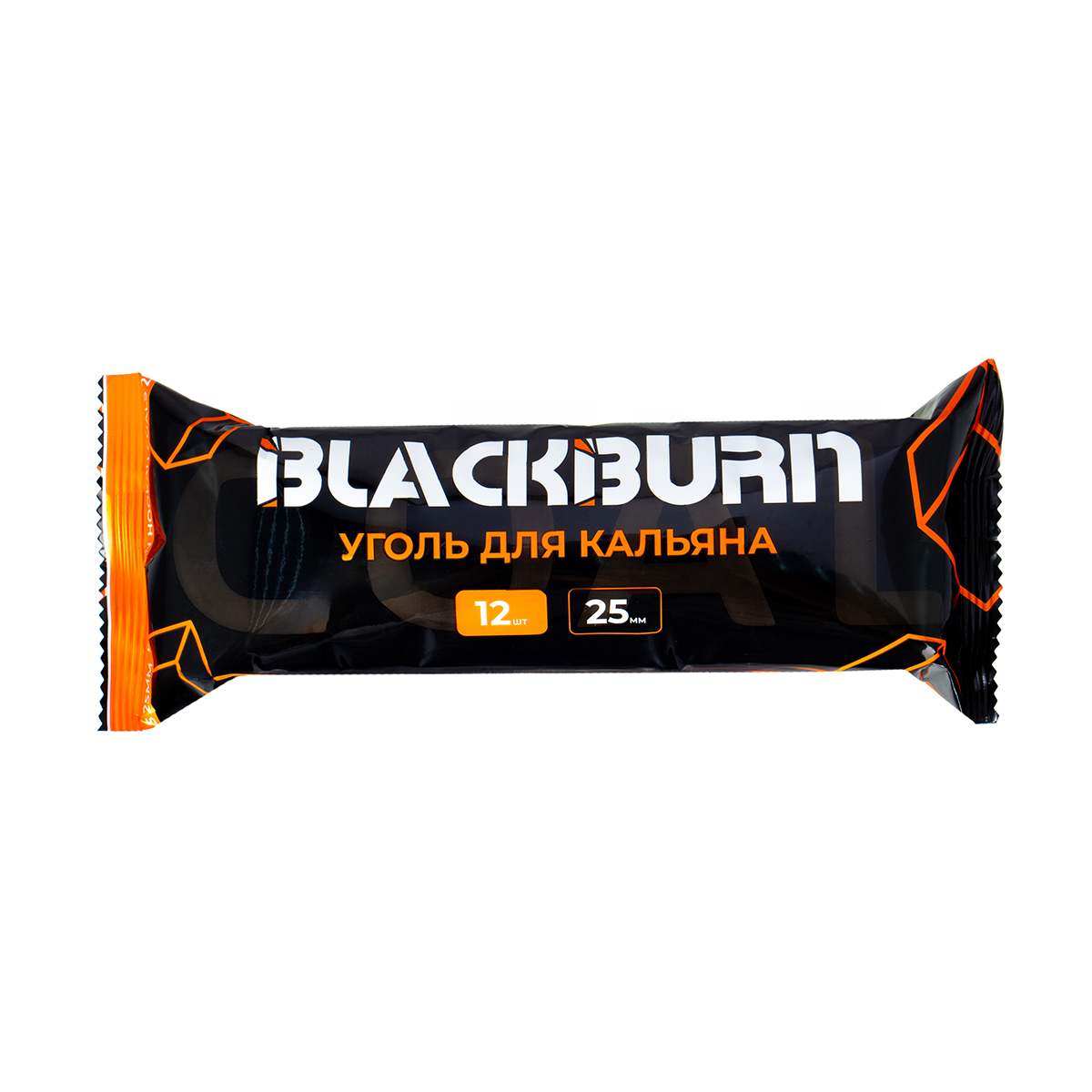Уголь BlackBurn кокосовый 12 шт (25 мм)