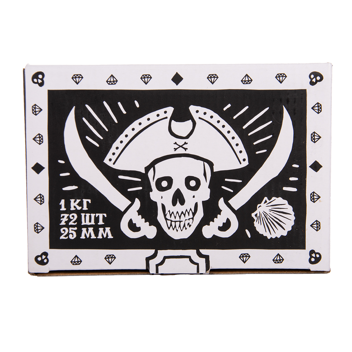 Уголь ХЛГN СУНДУК 72 шт (25 мм)