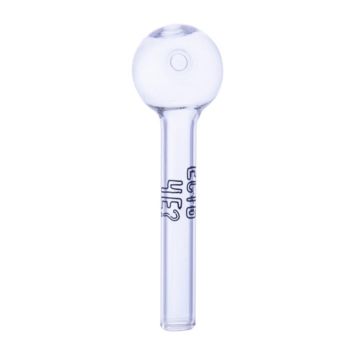 Трубка Шар "Есть Чё?" 10см Прозрачная