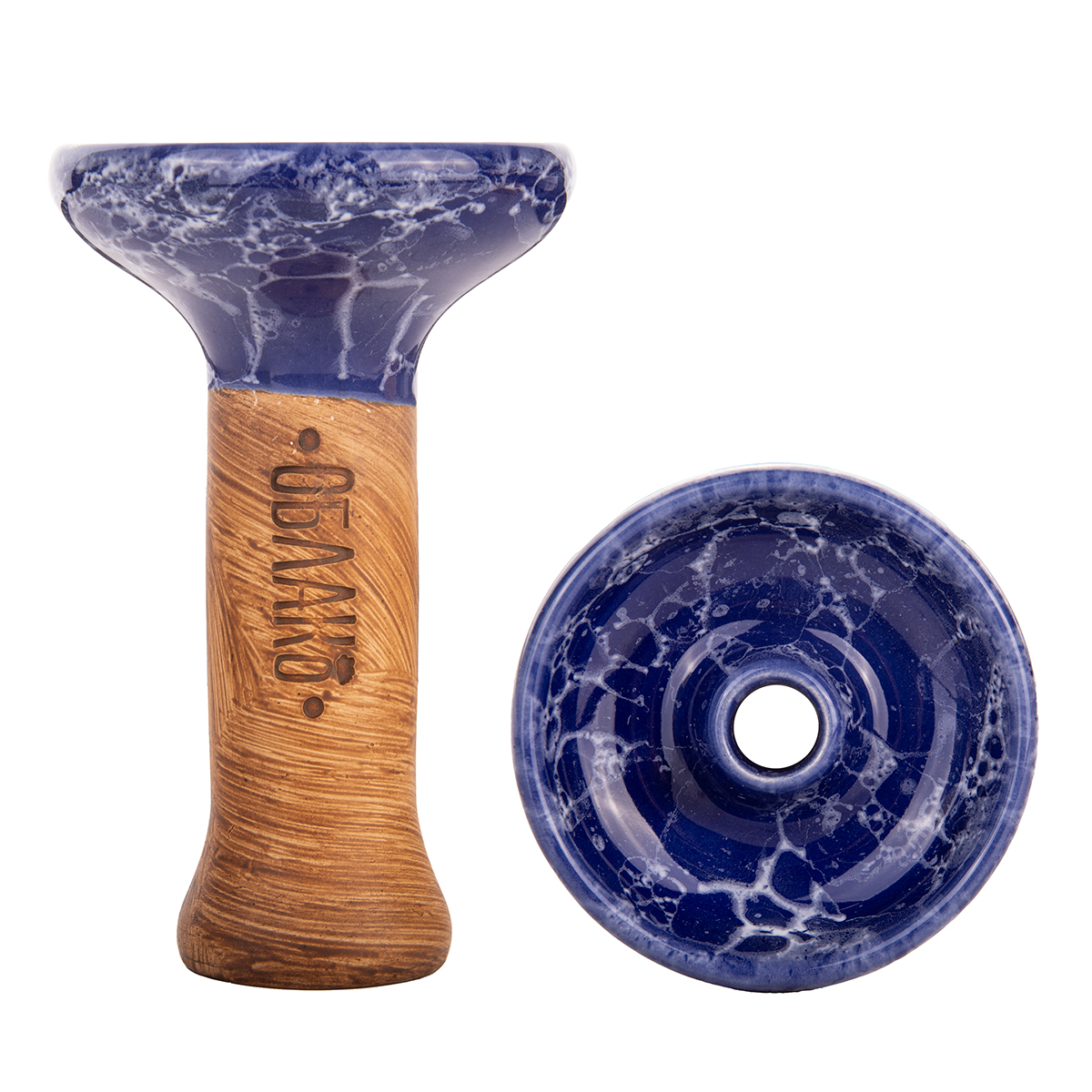 Чашка Облако Phunnel M Glaze Top сине-белый мрамор