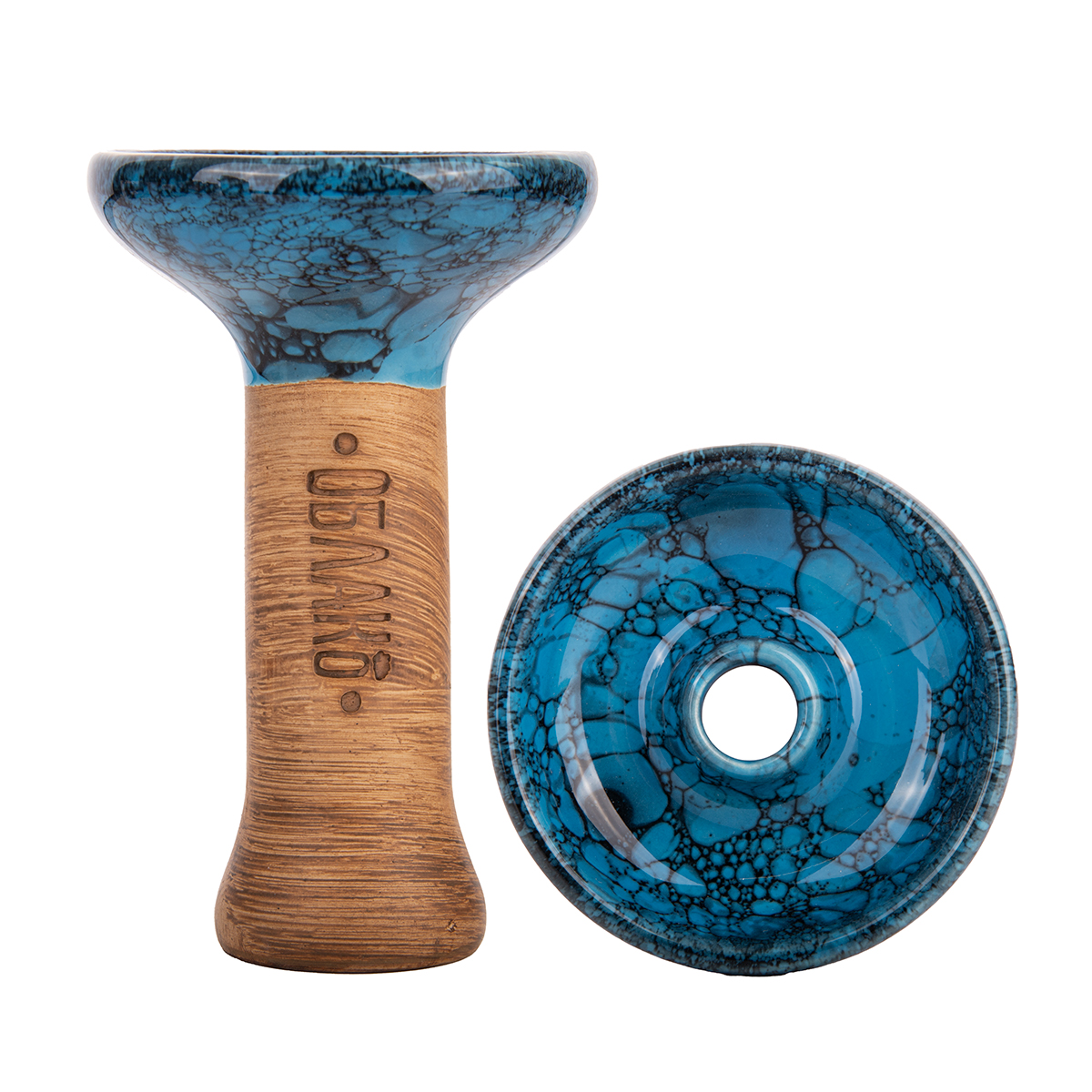 Чашка Облако Phunnel M Glaze Top 64 голубо-черный мрамор