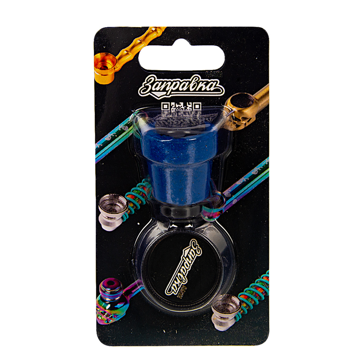 Напас "Заправка" S (синий-черный) + гриндер