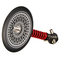 Кальян MAMAY CUSTOMS Coilovers MINI чёрно-красный лак (без колбы) грав.BBS