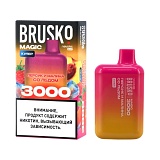 BRUSKO MAGIC Персик и малина со льдом (3000 затяжек)