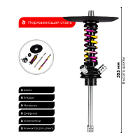 Кальян MAMAY CUSTOMS Coilover Micro золото-пурпурный камуфляж (без колбы)