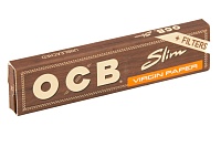 Бумага для самокруток OCB SLIM VIRGIN + FILTERS (32шт)