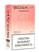 SOAK CUBE Розовое вино 7000 затяжек