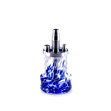 Кальян Pizduk Hookah (blue-bag) бело-синяя колба