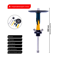 Кальян MAMAY CUSTOMS Flow жёлто-зелёный (без колбы)