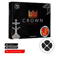 Уголь Crown Kaloud Mercy кокосовый 72 шт