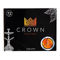 Уголь Crown Kaloud Mercy кокосовый 72 шт