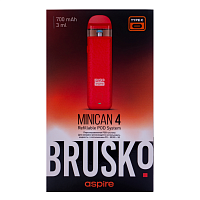 Электронная система BRUSKO Minican 4 красный