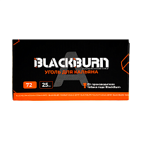 Уголь BlackBurn кокосовый 72 шт (25 мм)