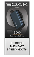 SOAK DARK BLUE Ванильный латте 9000 затяжек