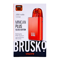 Электронная система BRUSKO Minican Plus Gloss edition (красный)