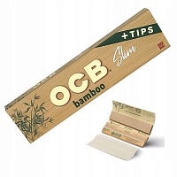 Бумага для самокруток OCB SLIM BAMBOO + FILTERS  (32шт)