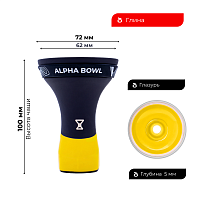 Чаша ALPHA BOWL - Race phunnel (PH) (Yellow)