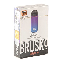 Электронная система BRUSKO Minican 2 (400 mAh) фиолетово-синий градиент