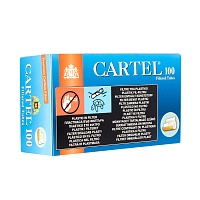 Гильзы сигаретные с фильтром CARTEL CARBON 84x20мм (100шт)