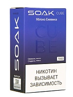 SOAK CUBE Яблоко Ежевика 7000 затяжек