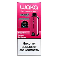 WAKA SMART DISPLAY Персик Клубника (8000 затяжек)