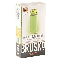 Электронная система BRUSKO Minican 2 Gloss Edition (400 mAh) Зелёный лайм