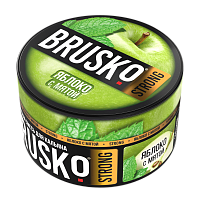 BRUSKO STRONG Яблоко с мятой 250гр