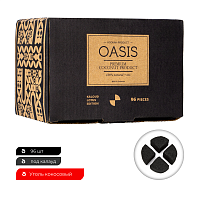 Уголь Oasis кокосовый Kaloud edition 96 шт