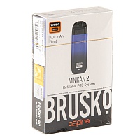 Электронная система BRUSKO Minican 2 (400 mAh) чёрно-синий градиент