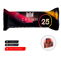 Уголь Crown кокосовый 12 шт (25 мм)