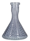 Колба Vessel Glass Елка Кристалл серый