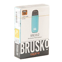 Электронная система BRUSKO Minican 2 (400 mAh) бирюзовый