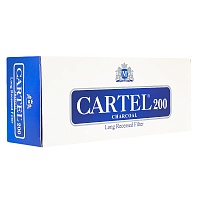 Гильзы сигаретные с фильтром CARTEL LONG RECESSED 84x20мм (200шт)