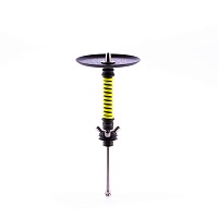 Кальян MAMAY CUSTOMS Coilovers MINI чёрно-жёлтый ф (без колбы) 2