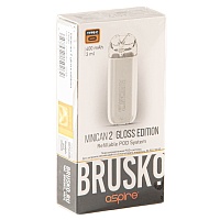 Электронная система BRUSKO Minican 2 Gloss Edition (400 mAh) Жемчужный