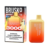 BRUSKO MAGIC Смузи из банана и яблока (3000 затяжек)