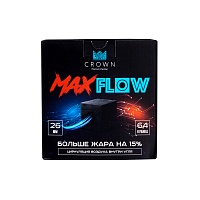 Уголь Crown Maxflow кокосовый 64 шт (26 мм)