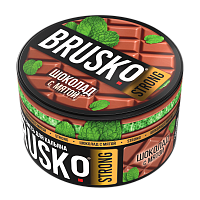 BRUSKO STRONG Шоколад с мятой 250гр