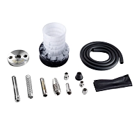 Фото 4 Кальян Pizduk Hookah (black-bag) чёрно-белая колба 