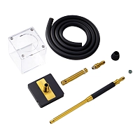 Фото 3 Кальян Hoob subAtom Чёрный x Золото | Cube mini 