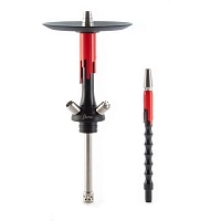 Фото  Кальян MAMAY CUSTOMS Flow чёрно-красный (без колбы) 