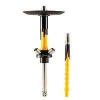 Фото  Кальян MAMAY CUSTOMS Flow жёлто-чёрный (без колбы) 