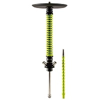 Фото  Кальян MAMAY CUSTOMS Coilovers чёрный-веста (без колбы) 